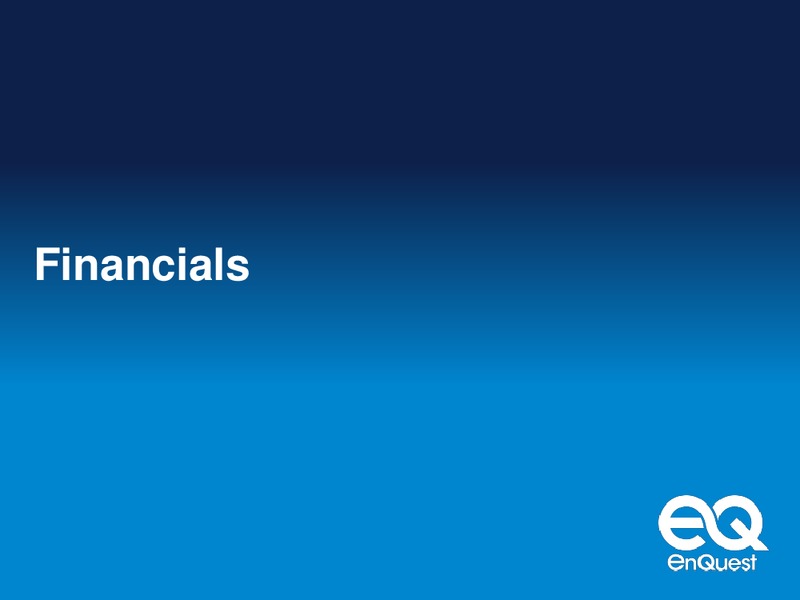 SUSTAINED STRONG CASH FLOW GENERATION CONFERENCE – Enquest – slide 6
