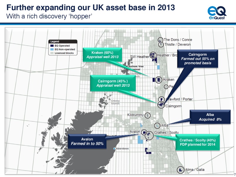 2013 Half Year Results – Enquest – slide 8