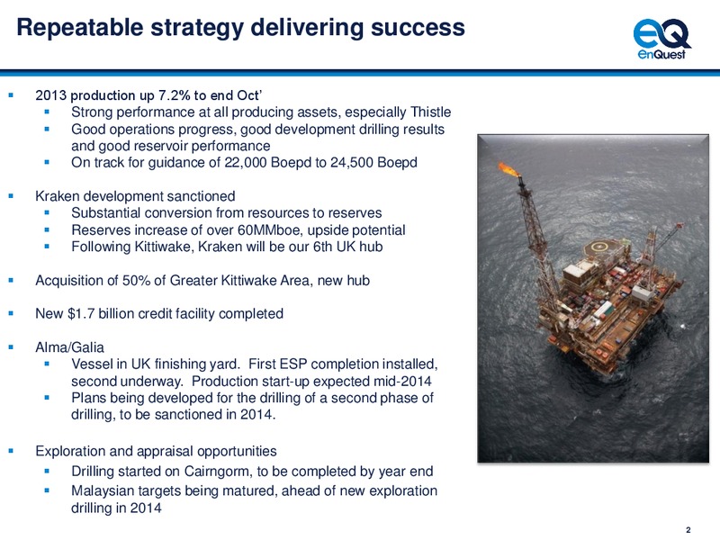 Capital Market Day – Enquest – slide 3