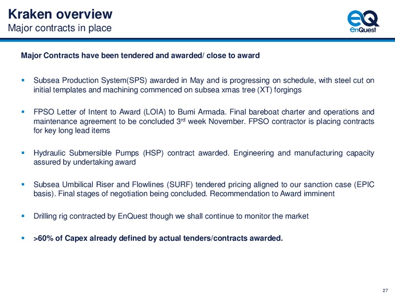 Capital Market Day – Enquest – slide 28