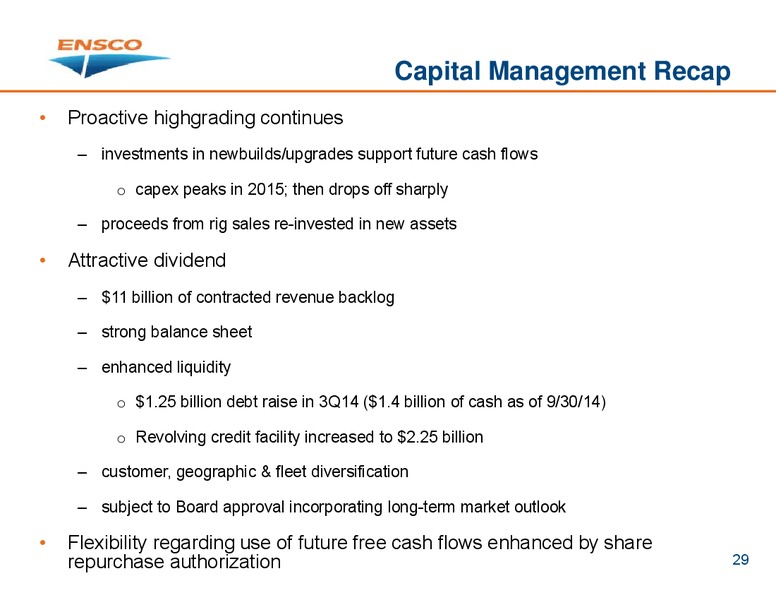 Goldman Sachs Global Energy Conference – Ensco Plc – slide 28