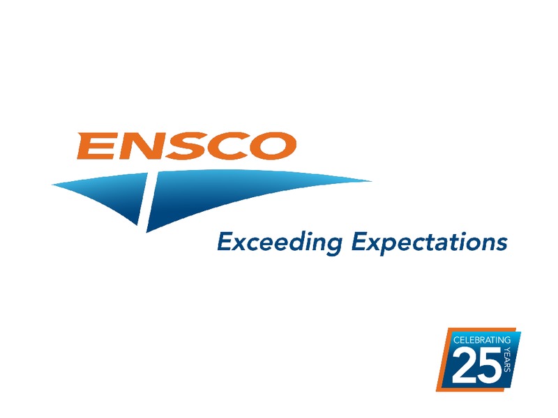 Jackup Strategies – Ensco Plc – slide 20