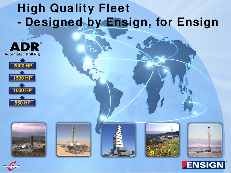 Corporate Presentation – Ensign Energy Services Inc. – slide 21