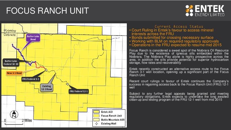 Company Presentation – Entek Energy Ltd. – slide 15