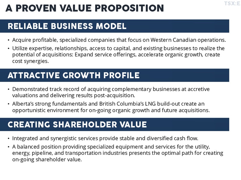 Investor Presentation – Enterprise Group, Inc. – slide 3