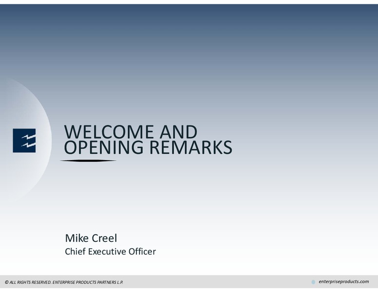 2015 Analyst Meeting – Enterprise Products Partners LP – slide 3