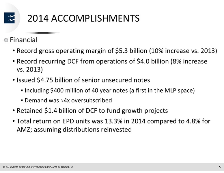 2015 Analyst Meeting – Enterprise Products Partners LP – slide 7