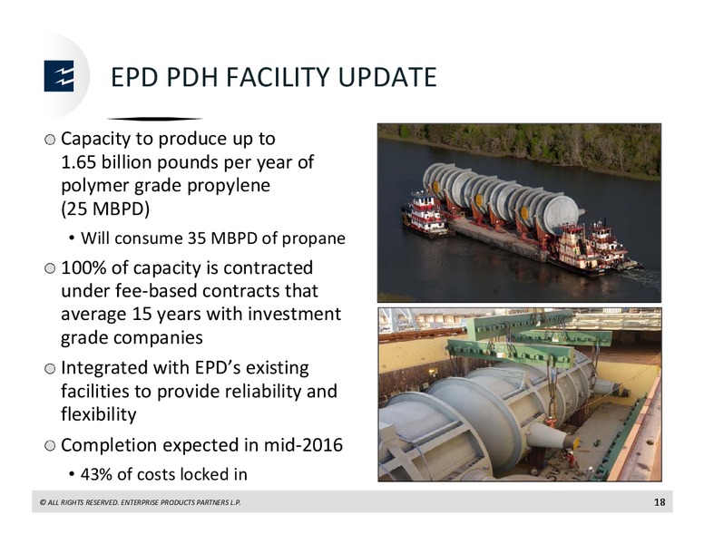 Goldman Sachs Power, Utilities, Pipeline and MLP Conference – Enterprise Products Partners LP – slide 17