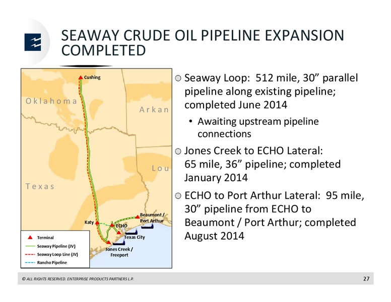 Goldman Sachs Power, Utilities, Pipeline and MLP Conference – Enterprise Products Partners LP – slide 26