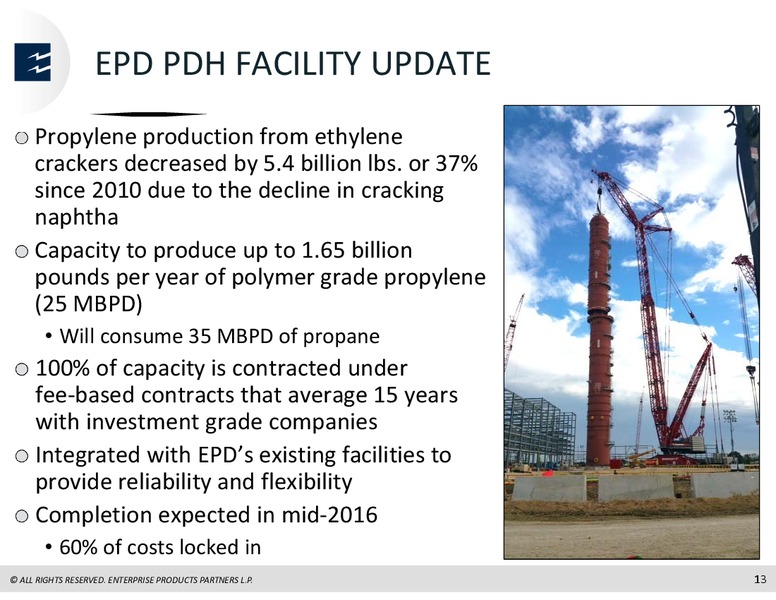 RBC Capital Markets MLP Conference – Enterprise Products Partners LP – slide 12