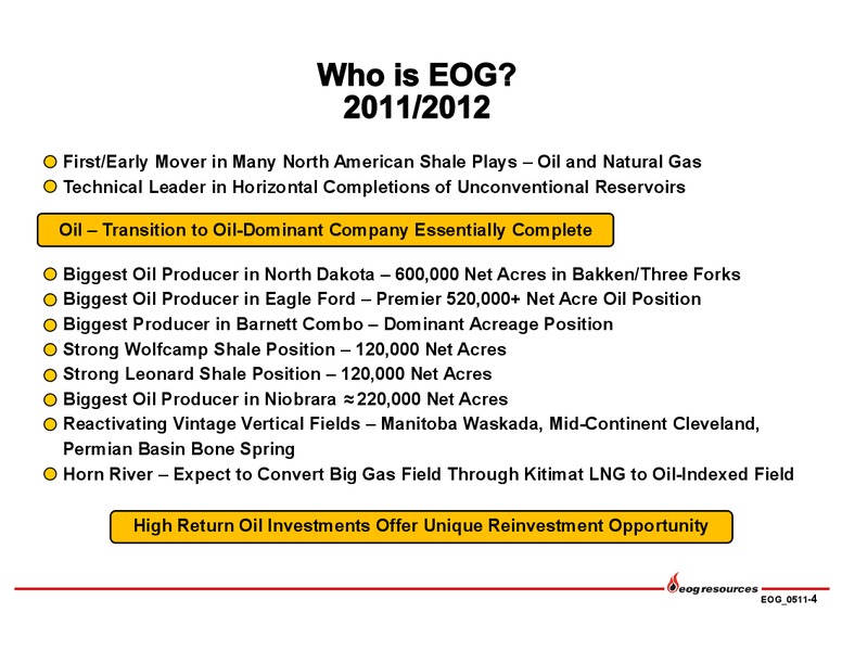 Investor Presentation – EOG Resources, Inc. – slide 4