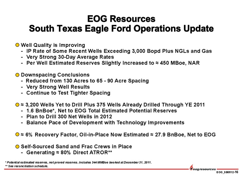 INVESTOR PRESENTATION – EOG Resources, Inc. – slide 17