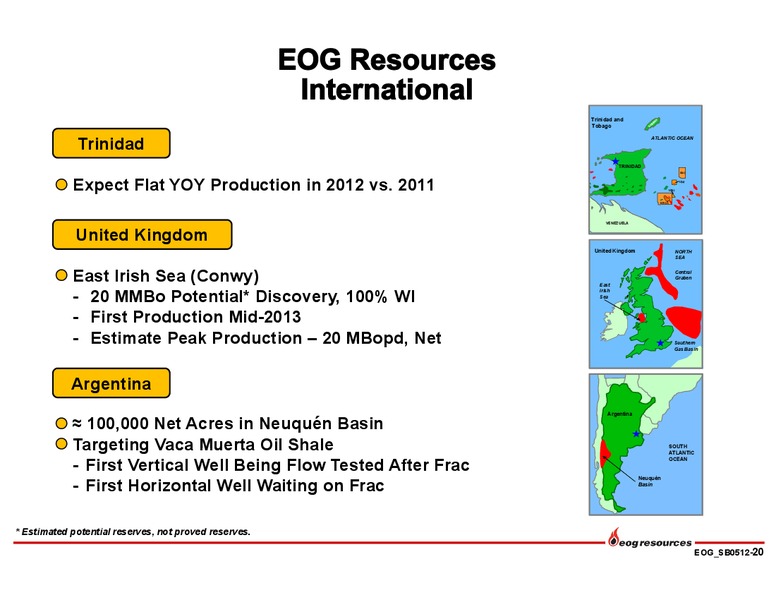 INVESTOR PRESENTATION – EOG Resources, Inc. – slide 21