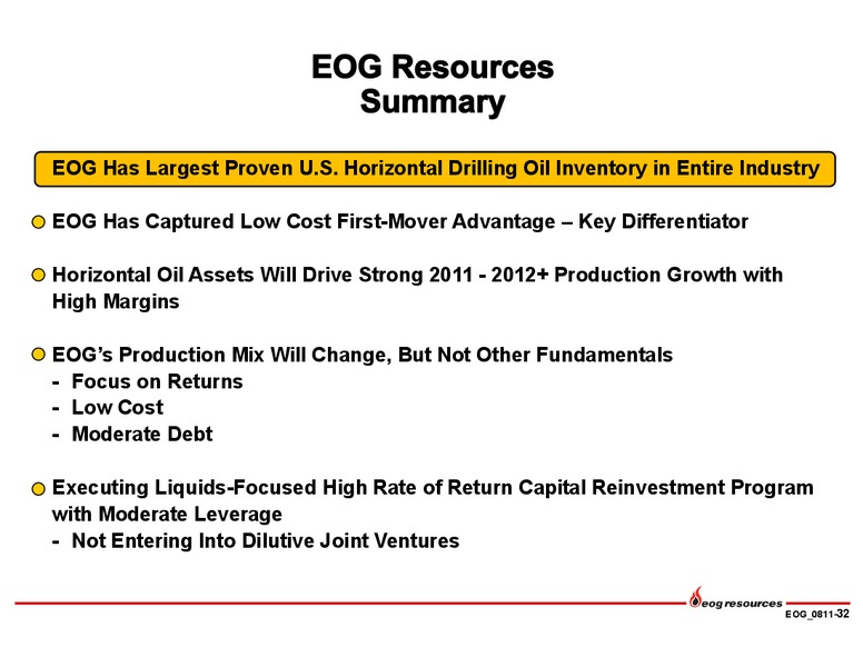Q2 2011 Earnings Call – EOG Resources, Inc. – slide 32