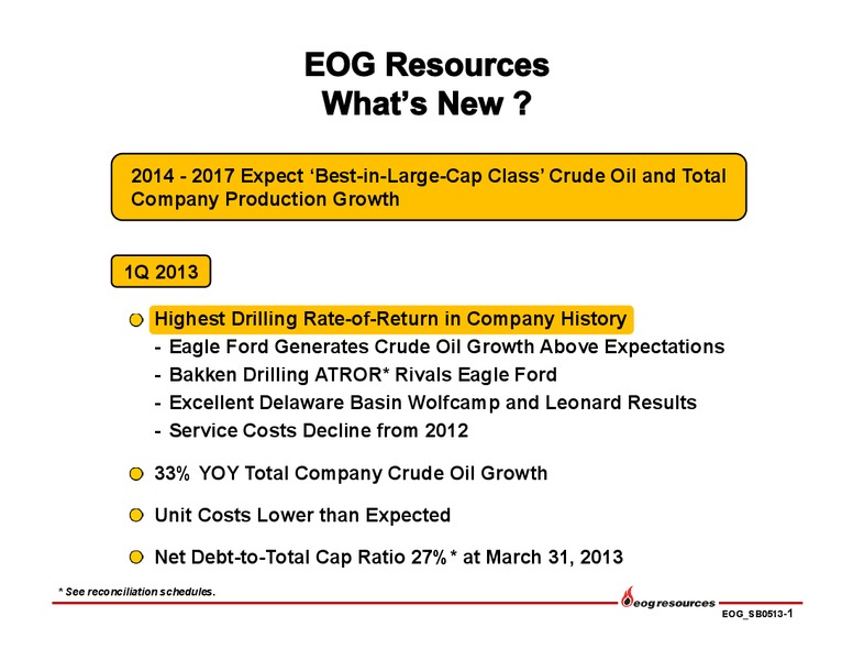 Investor Presentation – EOG Resources, Inc. – slide 2