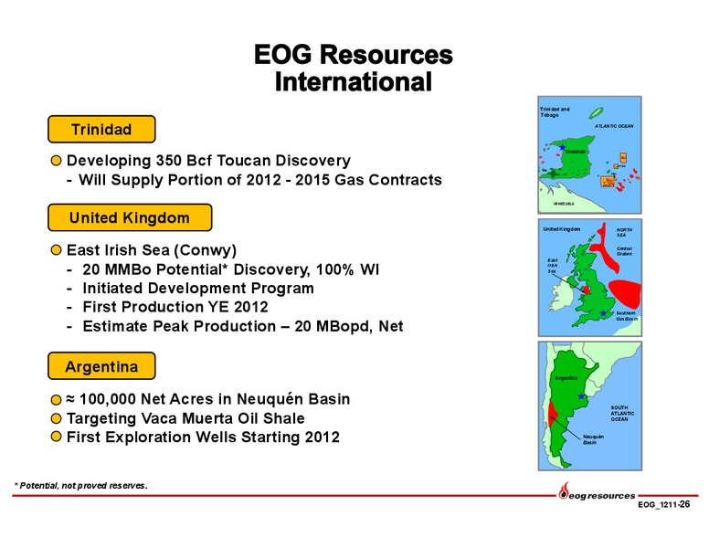 INVESTOR PRESENTATION – EOG Resources, Inc. – slide 27