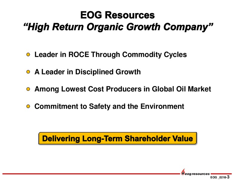 4Q 2017 Earnings Presentation – EOG Resources, Inc. – slide 2
