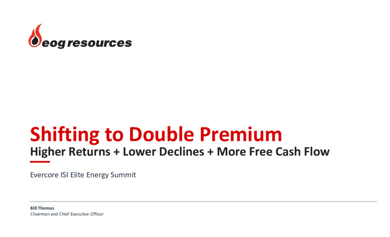 Evercore ISI Elite Energy Summit – EOG Resources, Inc. – slide 1