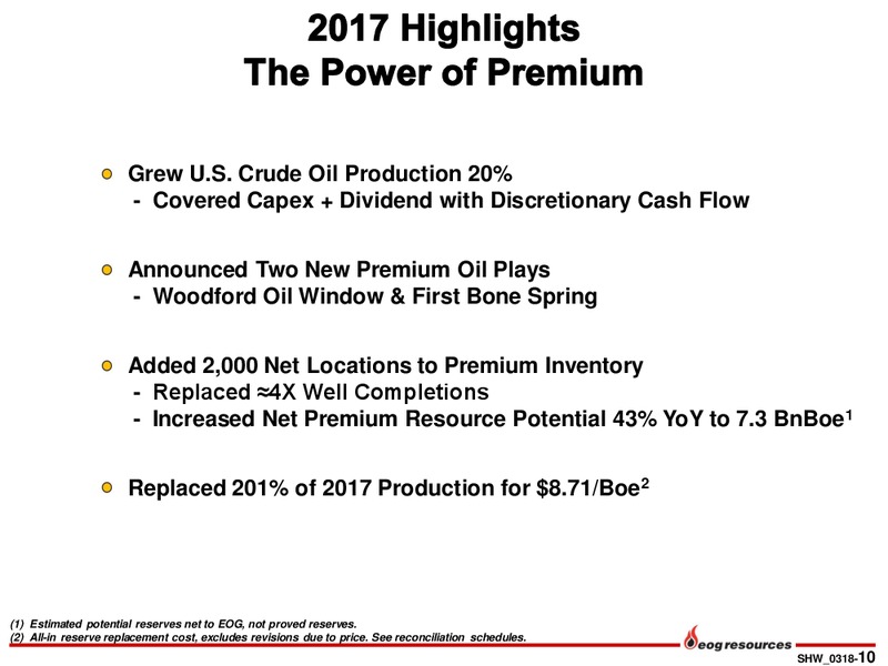 Scotia Howard Weil 2018 Energy Conference – EOG Resources, Inc. – slide 9