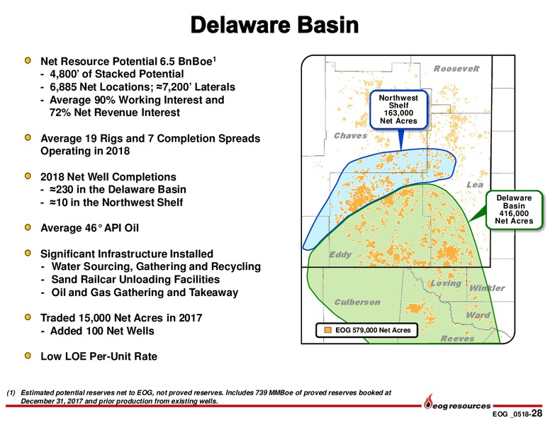 1Q 2018 Earnings Presentation – EOG Resources, Inc. – slide 27