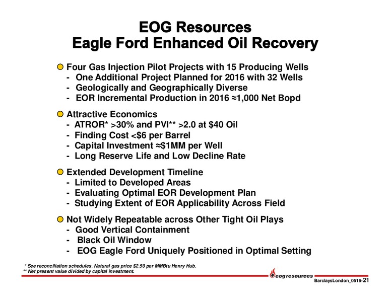 Barclays American Select Franchise Conference – EOG Resources, Inc. – slide 22