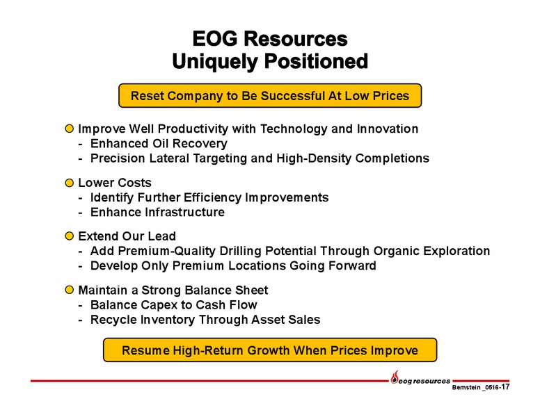 Bernstein Strategic Decisions Conference – EOG Resources, Inc. – slide 18