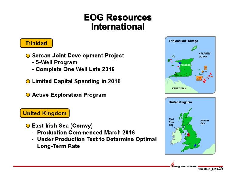 Bernstein Strategic Decisions Conference – EOG Resources, Inc. – slide 40
