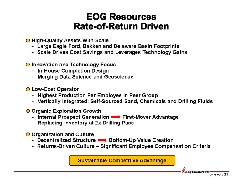 JP Morgan Inaugural Energy Equity Conference – EOG Resources, Inc. – slide 22