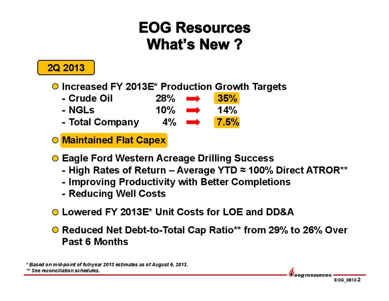 Q2 2013 Earnings Call – EOG Resources, Inc. – slide 3