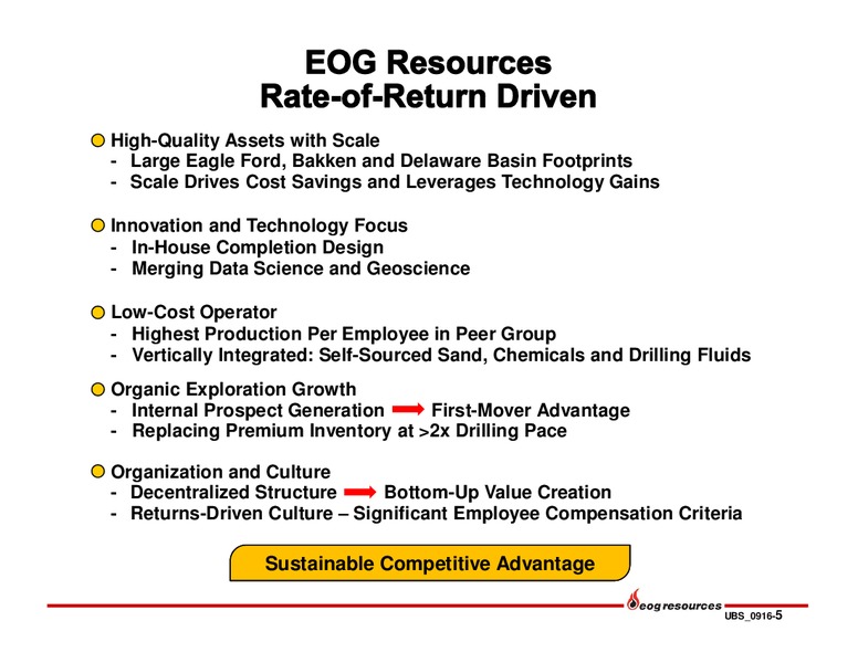 UBS Bus less Tour 2016 – EOG Resources, Inc. – slide 4