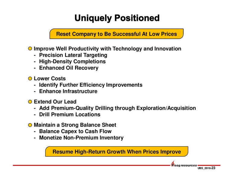 UBS Bus less Tour 2016 – EOG Resources, Inc. – slide 22
