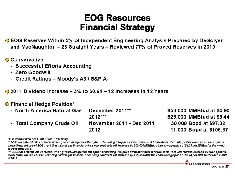 December 2011 Corporate Update – EOG Resources, Inc. – slide 28
