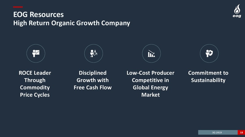 3Q 2019 Earnings Presentation – EOG Resources, Inc. – slide 17