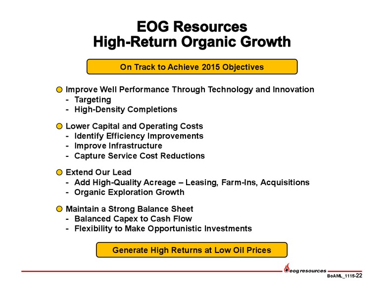 Bank of America Merrill Lynch Global Energy Conference – EOG Resources, Inc. – slide 23