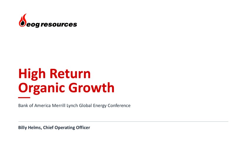 BAML Global Energy Conference – EOG Resources, Inc. – slide 1