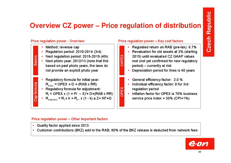 Investor Presentation – E.On – slide 49
