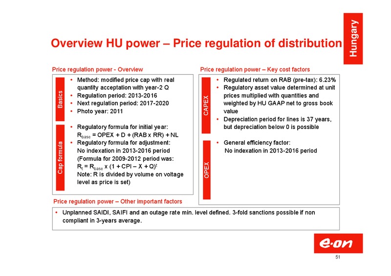 Investor Presentation – E.On – slide 51