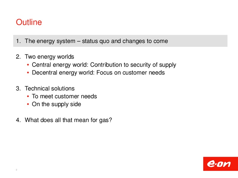 INVESTOR PRESENTATION – E.On – slide 2