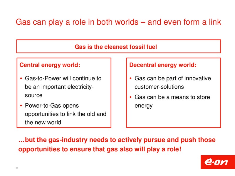 INVESTOR PRESENTATION – E.On – slide 22