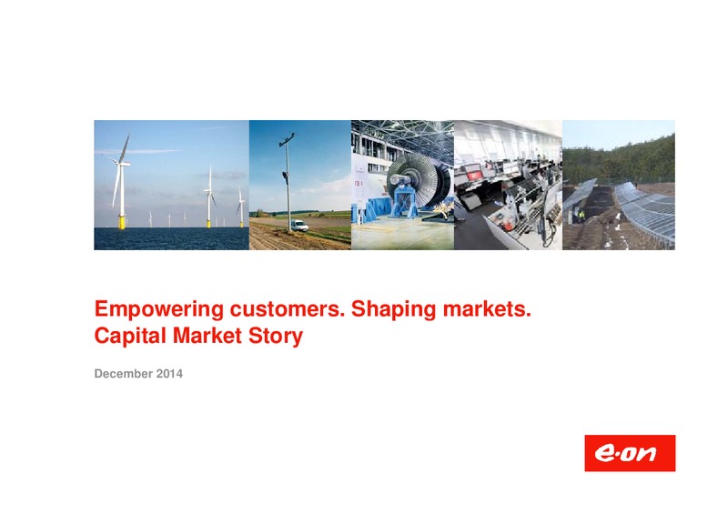 Investor Presentation – E.On – slide 1