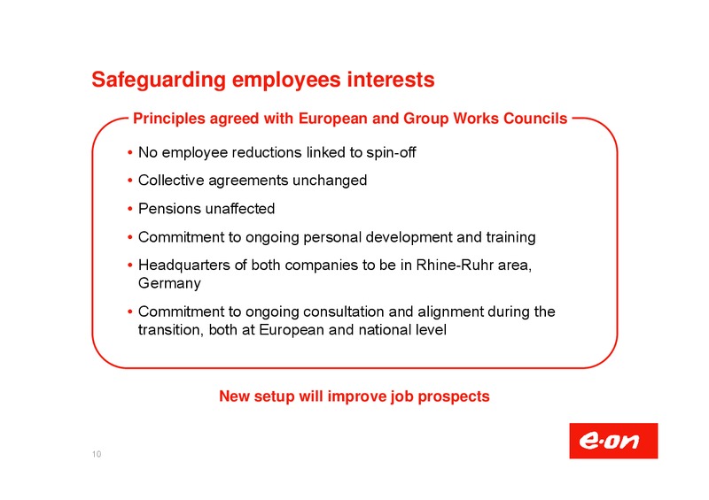 Investor Presentation – E.On – slide 11