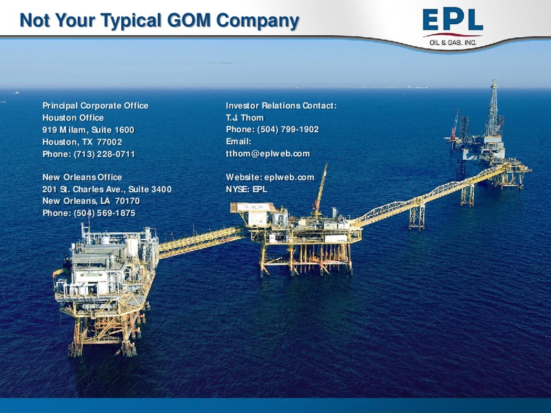 Global Hunters Security 100 Global energy conference – EPL Oil & Gas, Inc. – slide 32