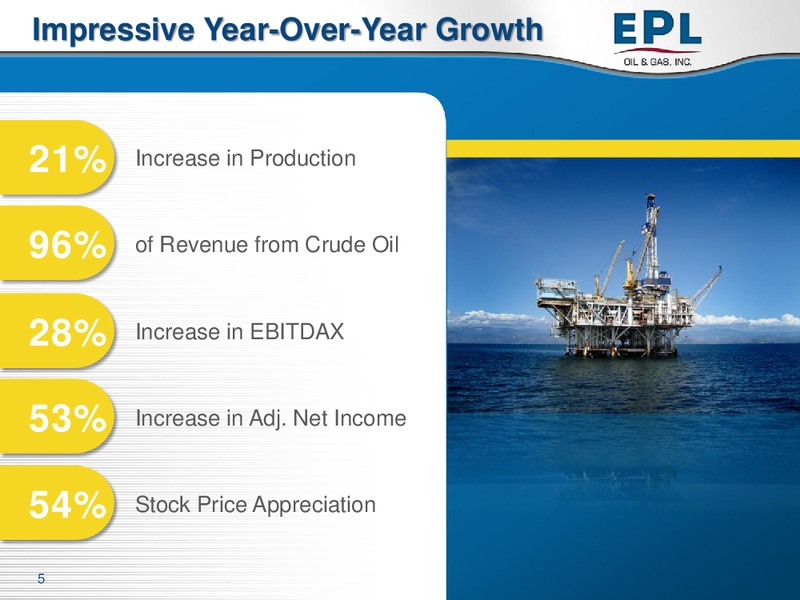 Enercoms London Oil and Gas Conference – EPL Oil & Gas, Inc. – slide 4