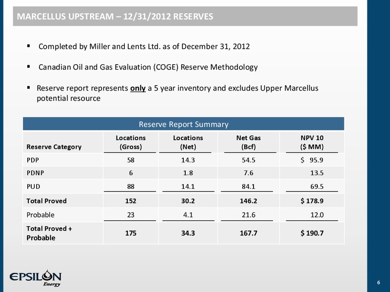 Investor Presentation – Epsilon Energy Ltd. – slide 5
