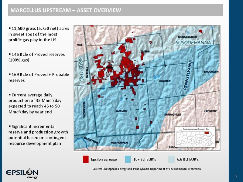 ENERCOM 18TH ANNUAL OIL AND GAS CONFERENCE – Epsilon Energy Ltd. – slide 4