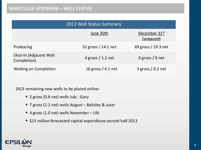 ENERCOM 18TH ANNUAL OIL AND GAS CONFERENCE – Epsilon Energy Ltd. – slide 7