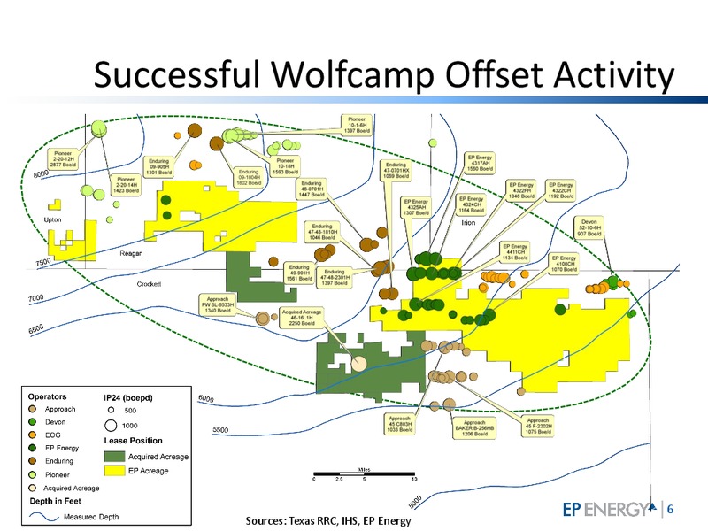 Wolfcamp Acquisition & Non-Core Asset Divestiture – EP Energy Corp – slide 5