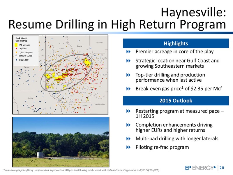MAY 2015 INVESTOR PRESENTATION – EP Energy Corp – slide 19