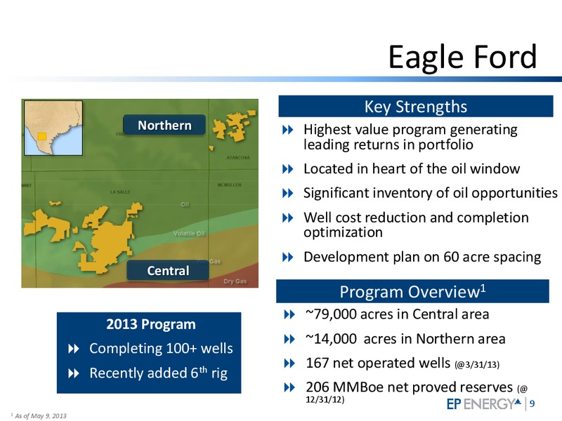 JUNE 2013 INVESTOR UPDATE – EP Energy Corp – slide 8