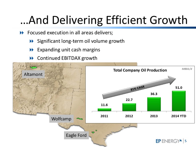 Barclays CEO Energy Power Conference – EP Energy Corp – slide 4